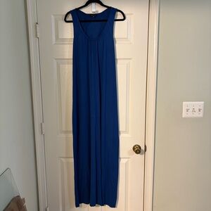 Lord & Taylor Women’s Cobalt Blue Twist Racerback Maxi Dress, Size Large